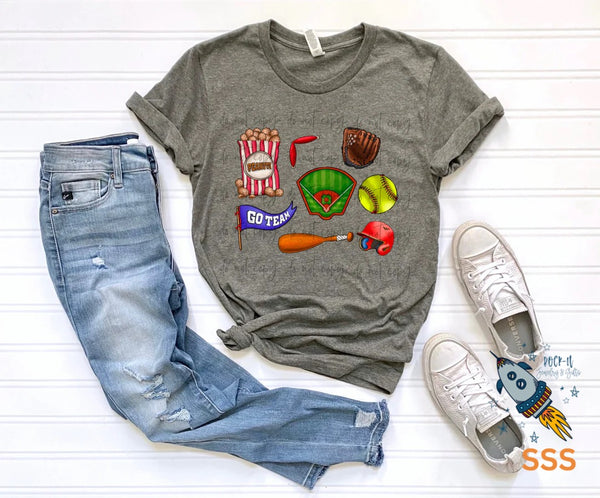 Softball Game Day Collage