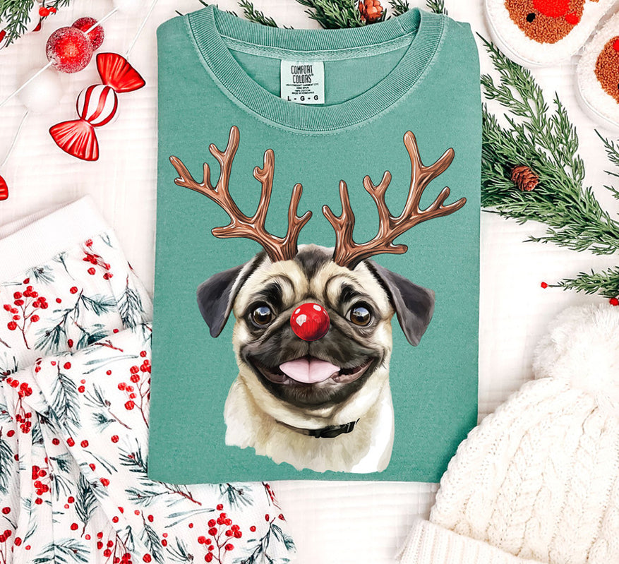 Pug Rudolph