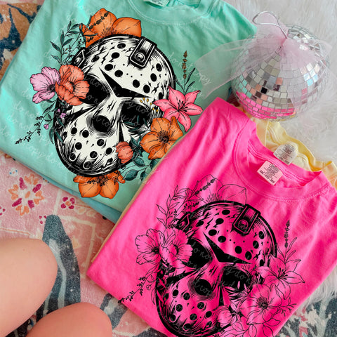 Floral Spooky Mask