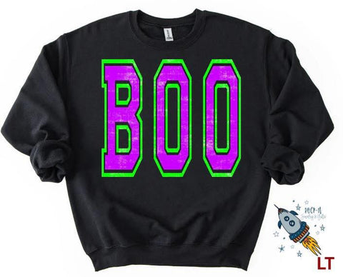 Purple & Green Boo