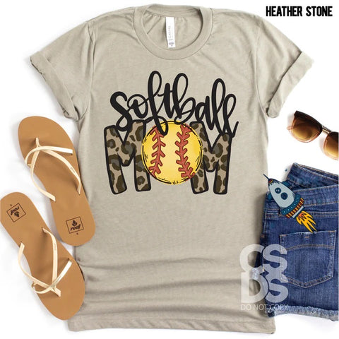 Softball Mom Leopard