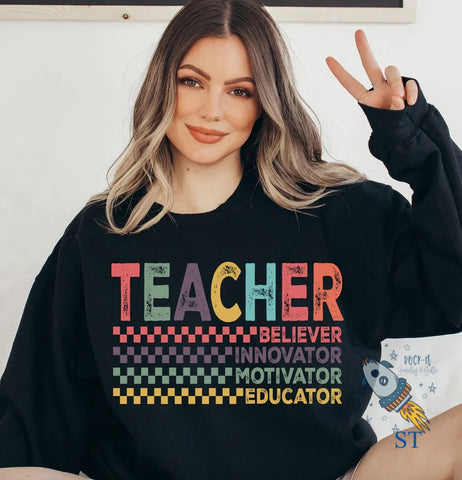 Teacher Believer Innovator Motivator Educator