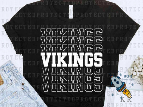 White Font Vikings Stack