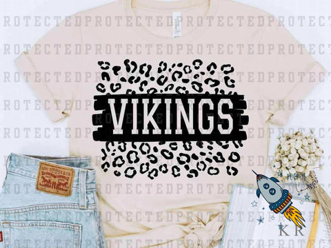 Vikings Leopard Print