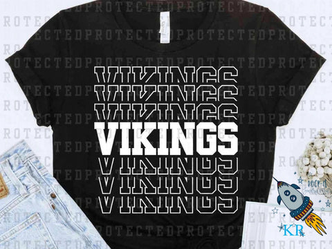 Vikings White Stack