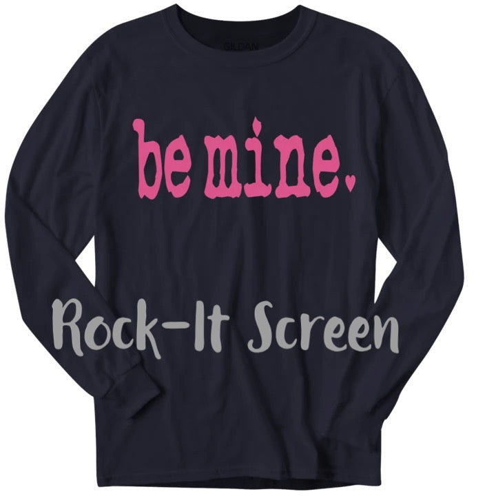 RETIRED Be Mine Pink Font