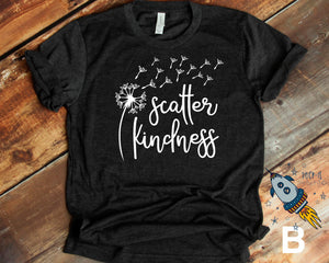 Scatter Kindness White Font